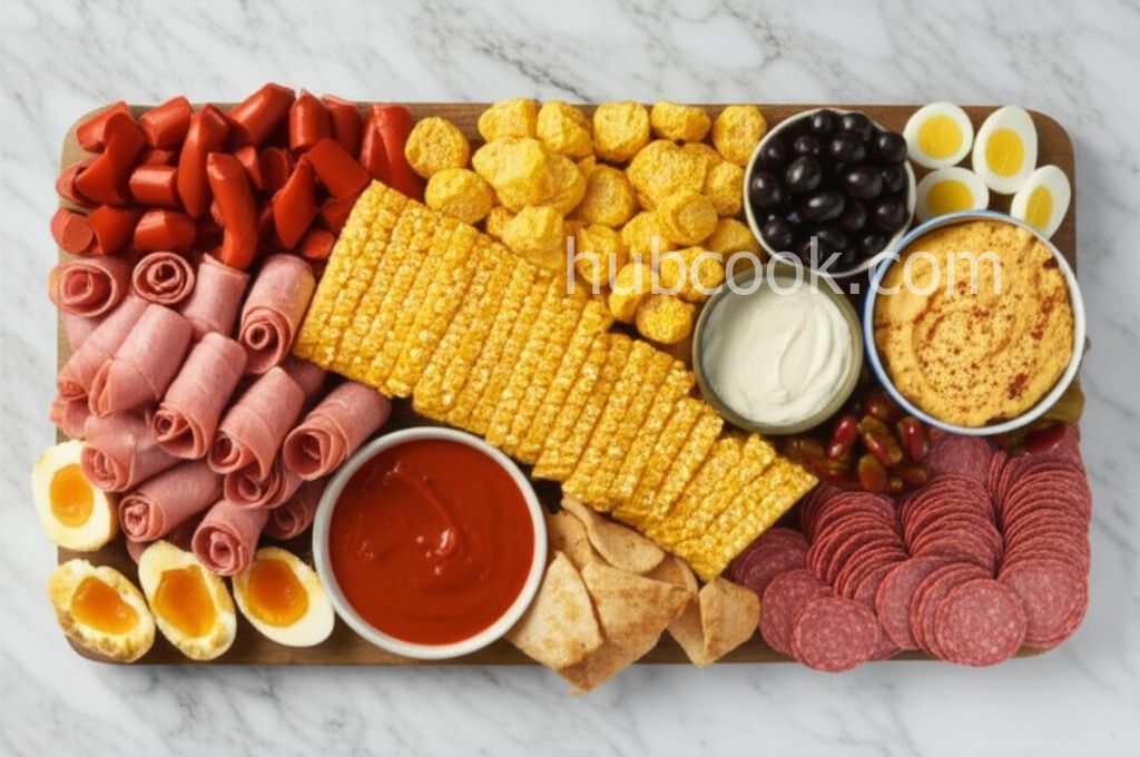 "Let Game Day Begin" Snack Board
