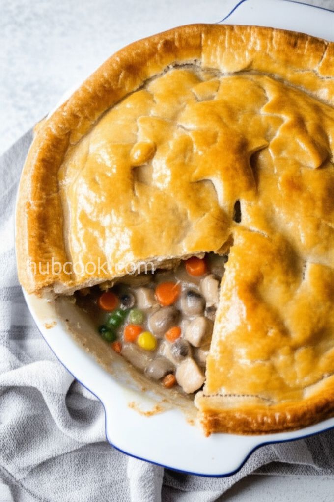 Country Chicken and Mushroom Pot Pie