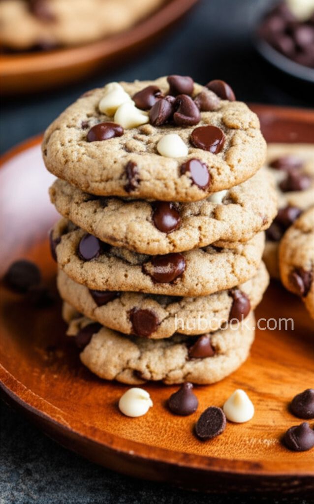 Double Chocolate Chip Oatmeal Cookies