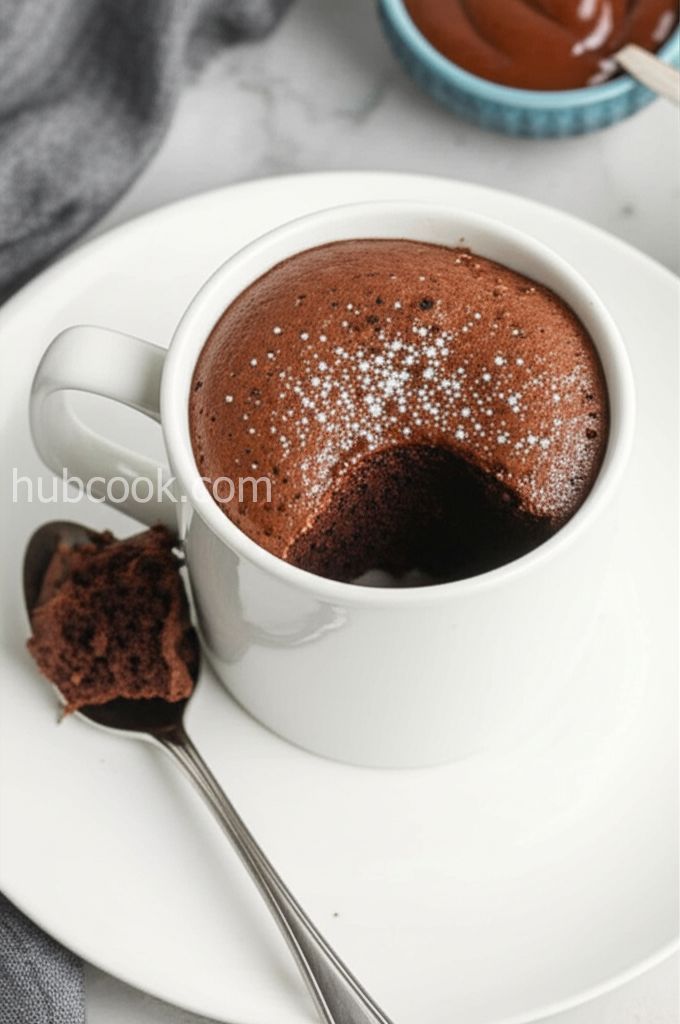 Eggless Chocolate Mug Cake
