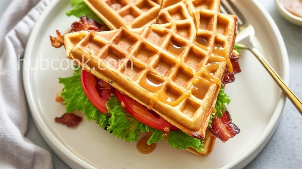 Make-Ahead BLT Waffle Sandwiches