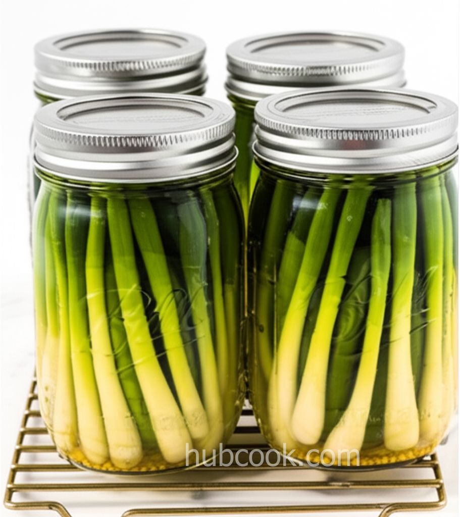 Mrs. Wheelbarrow's Pickled Green Onions