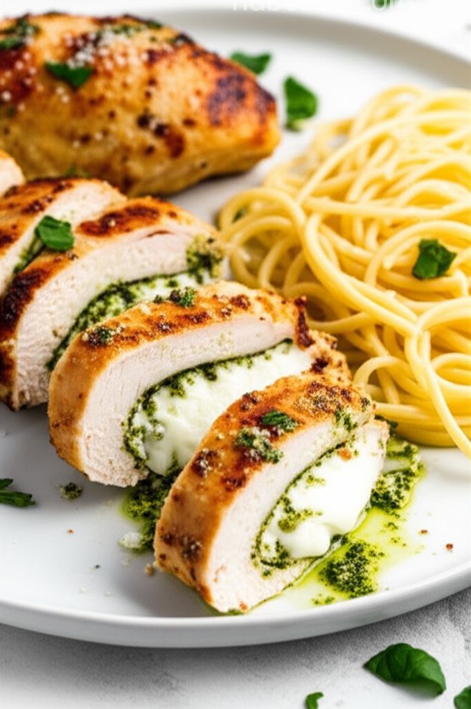 Pesto-Stuffed Chicken Breasts