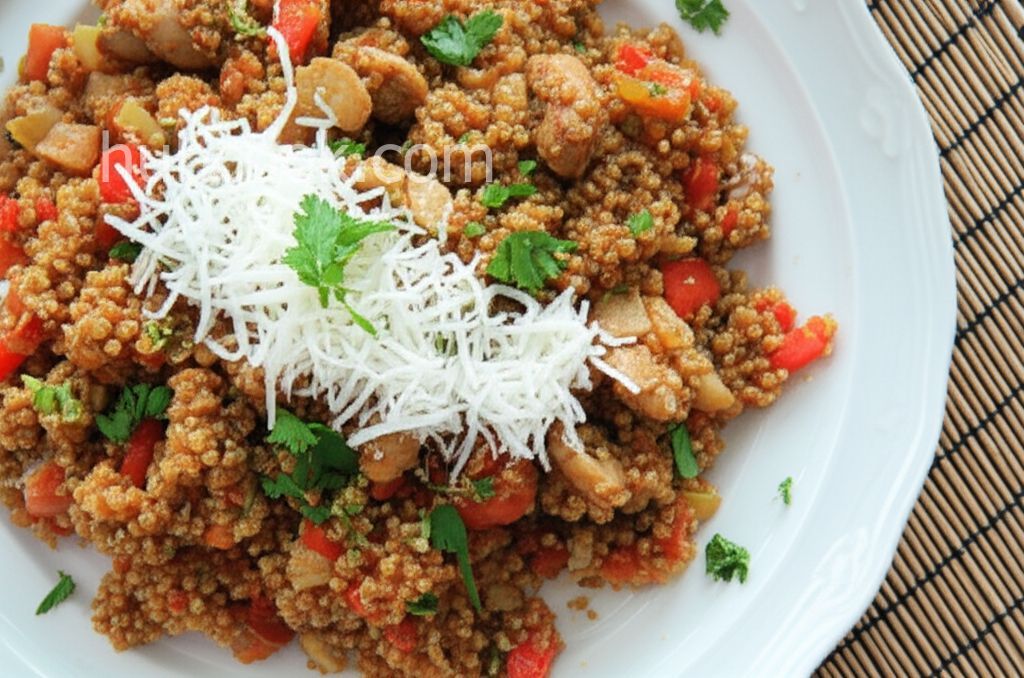 Quinoa Mushroom 'Risotto'