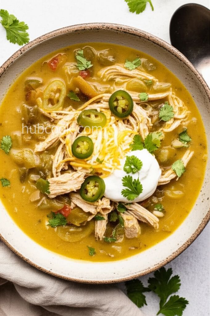 Tomatillo and Chicken Soup