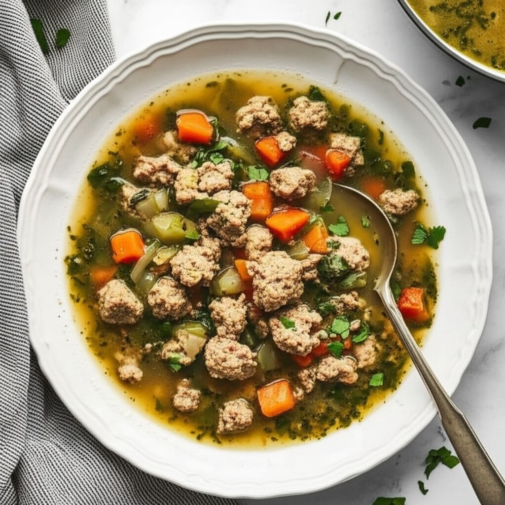 Turkey Sausage Barley Soup