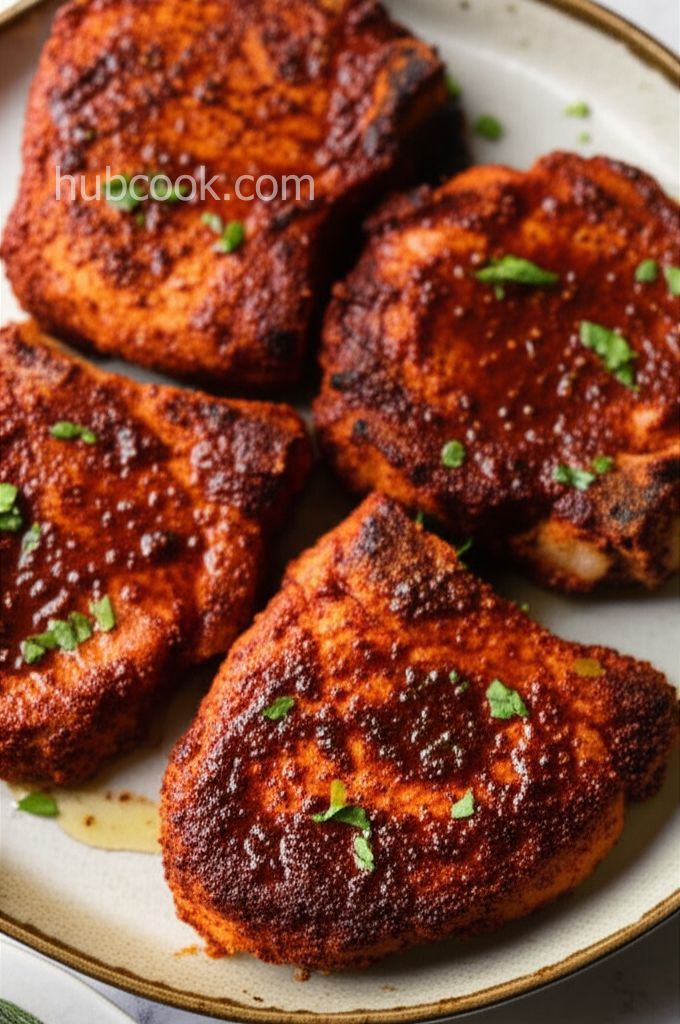 Cajun Spiced Pork Chops