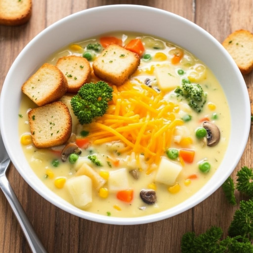 Cheesy Vegetable Soup II