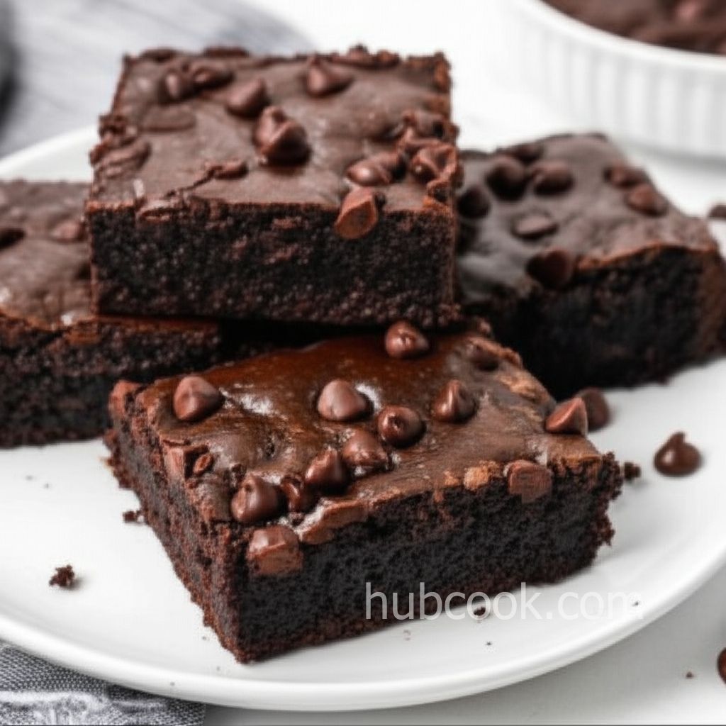 Chewy Vegan Zucchini Brownies