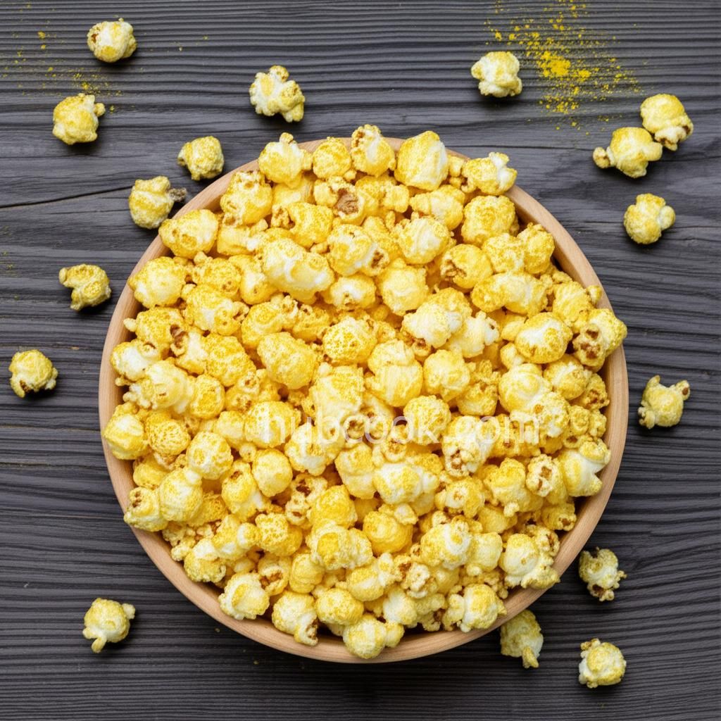 Curried Microwave Popcorn
