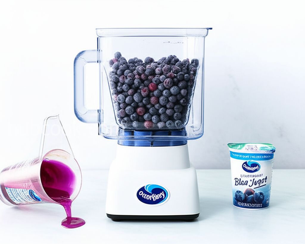 Frozen Blueberry Yogurt Pops