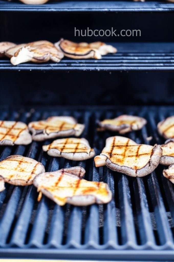 Grilled Oyster Mushrooms