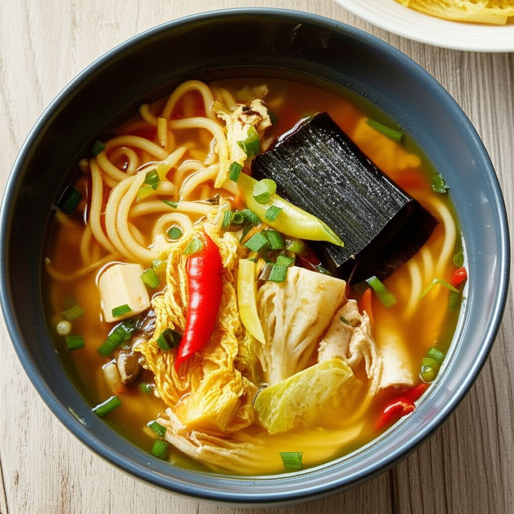 Korean Tofu and Vegetable Soup