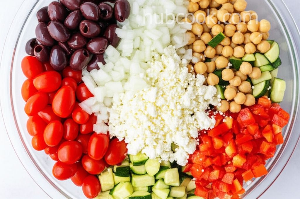 Mediterranean Zucchini and Chickpea Salad