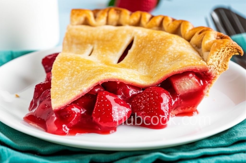 Orange-Kissed Strawberry Rhubarb Pie