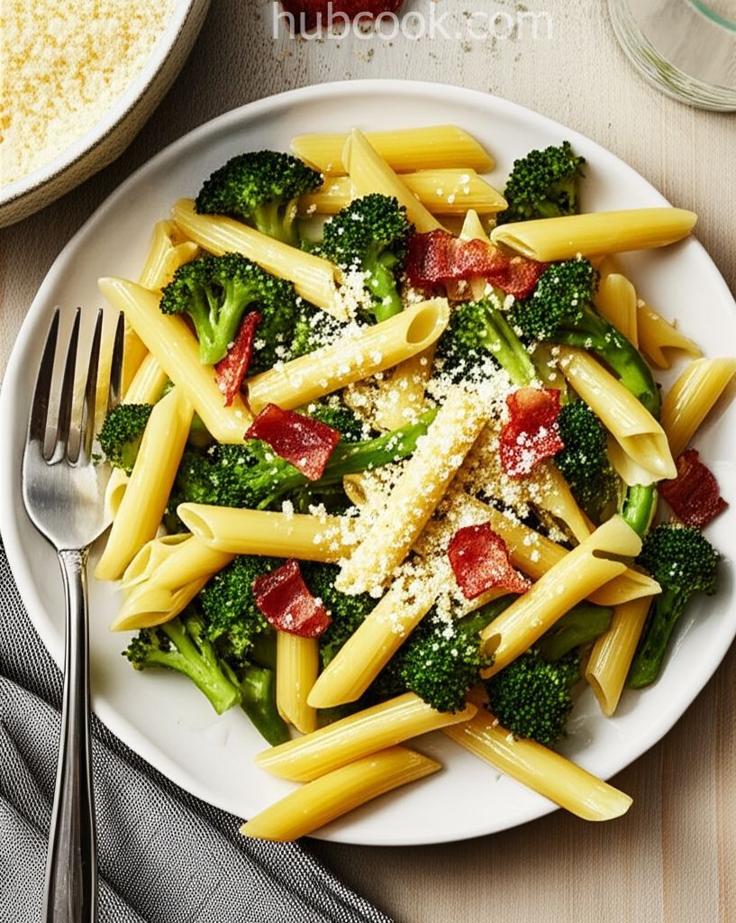 Penne with Garlicky Broccolini
