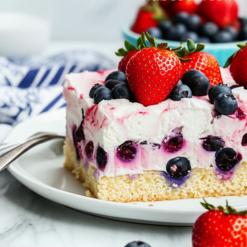 Red, White, and Blueberry Shortcake