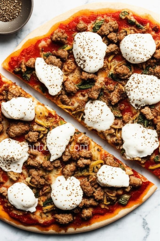 Sausage, Ricotta, and Fennel Pizza