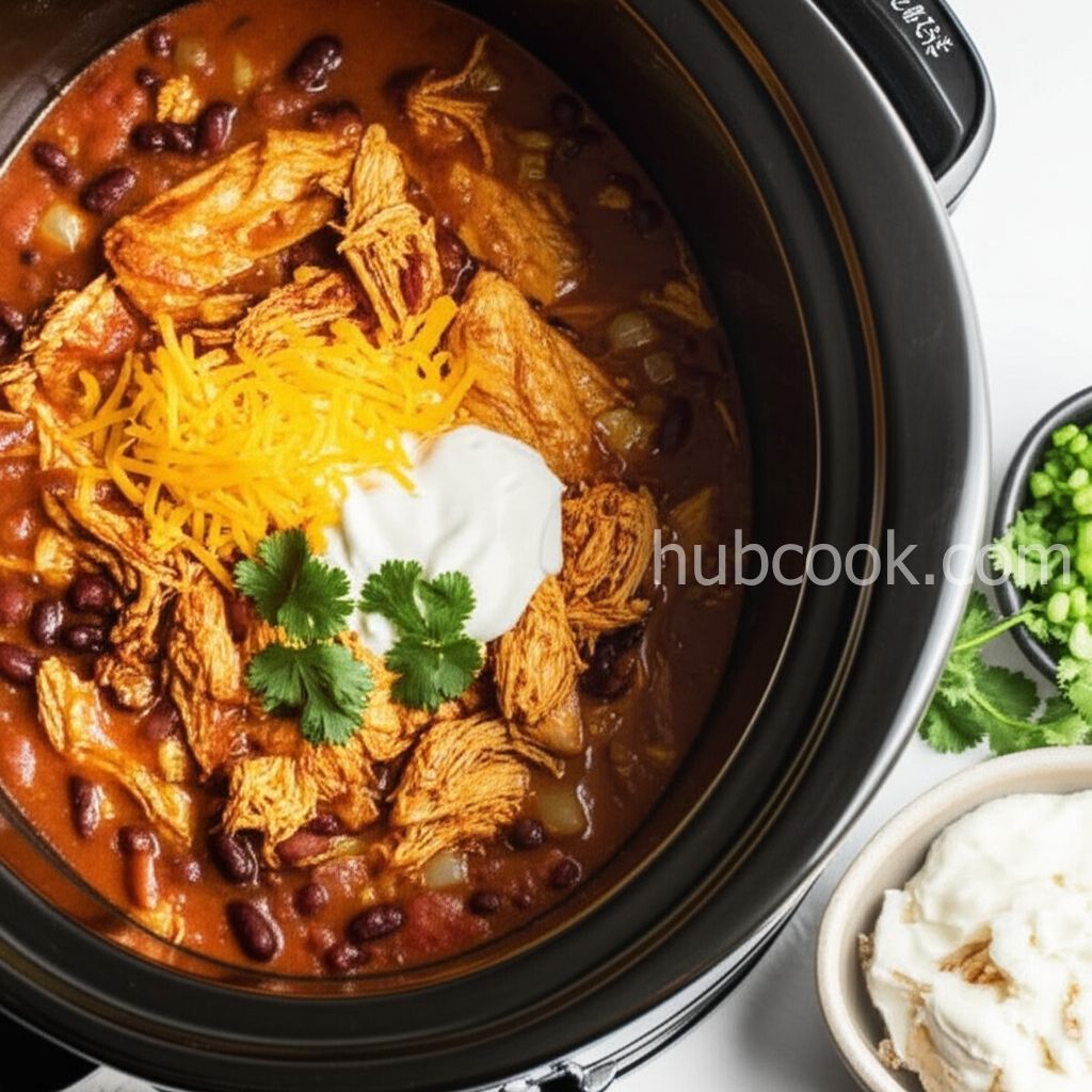 Slow Cooker Chicken Chili