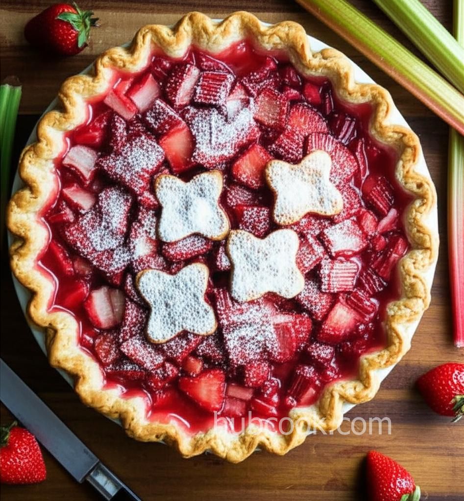 Spring Strawberry Rhubarb Pie