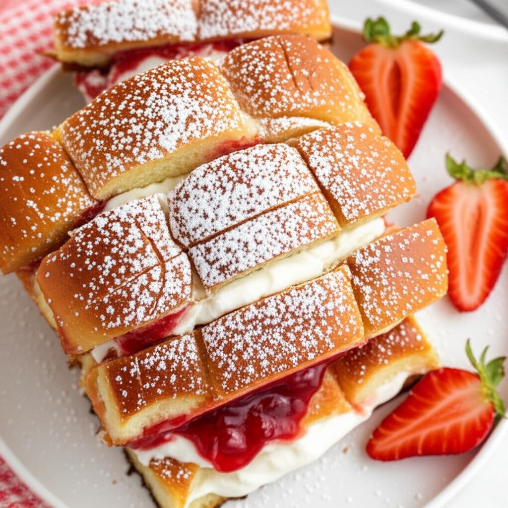 Strawberry Cheesecake Sliders
