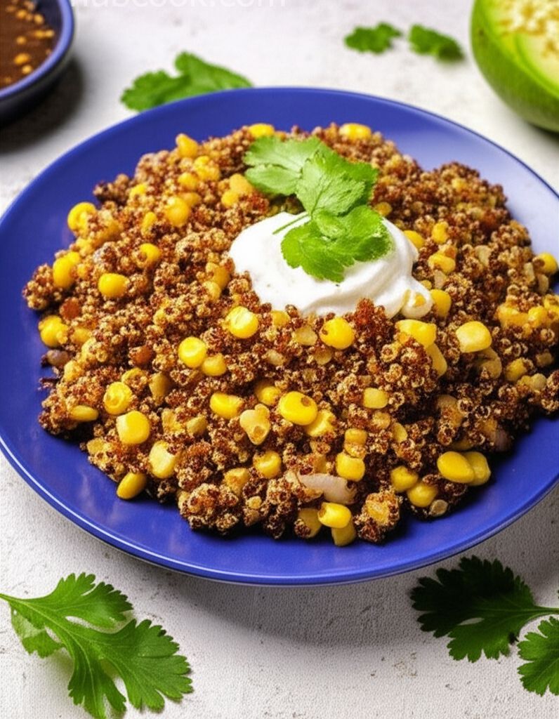 Super Easy Southwest-Style Quinoa (Cooked in Rice Cooker)