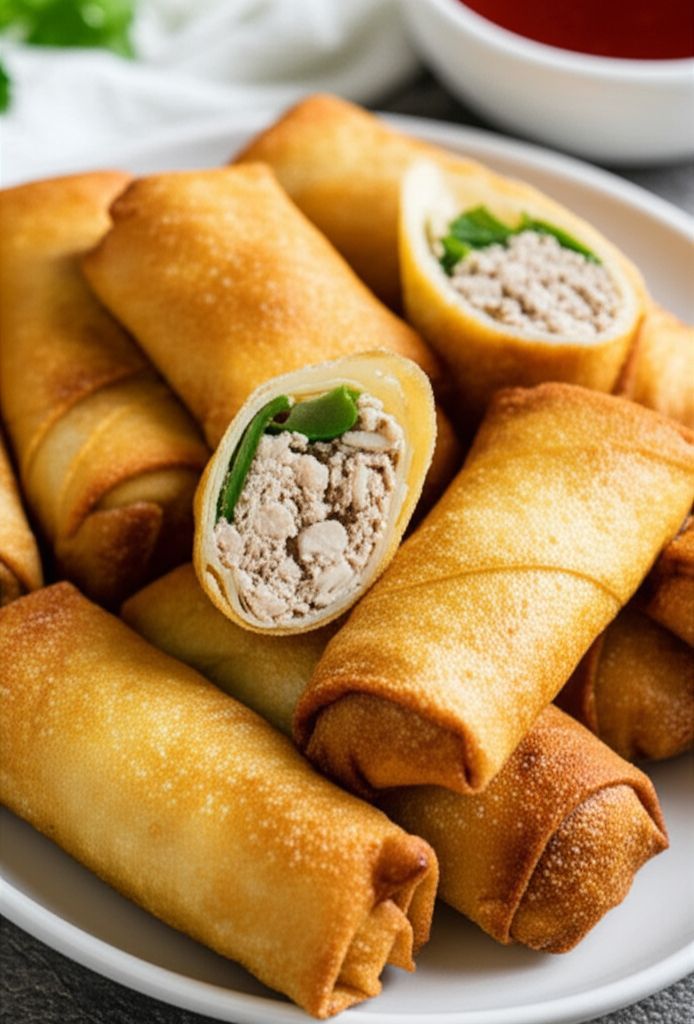 Thanksgiving Leftover Egg Rolls
