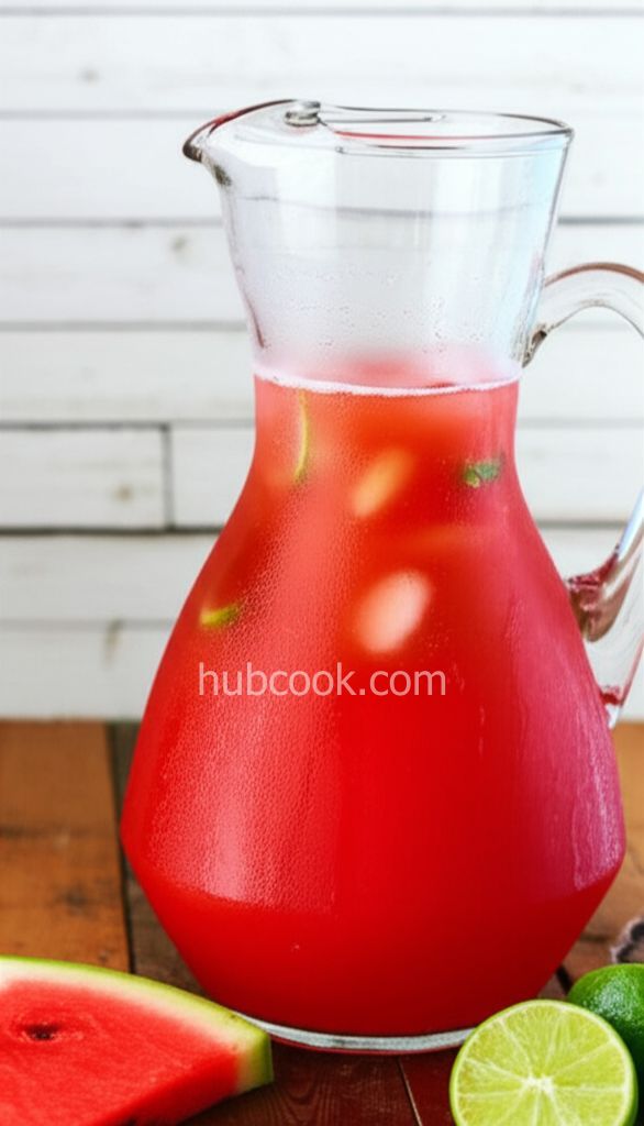 Watermelon Lime Agua Fresca