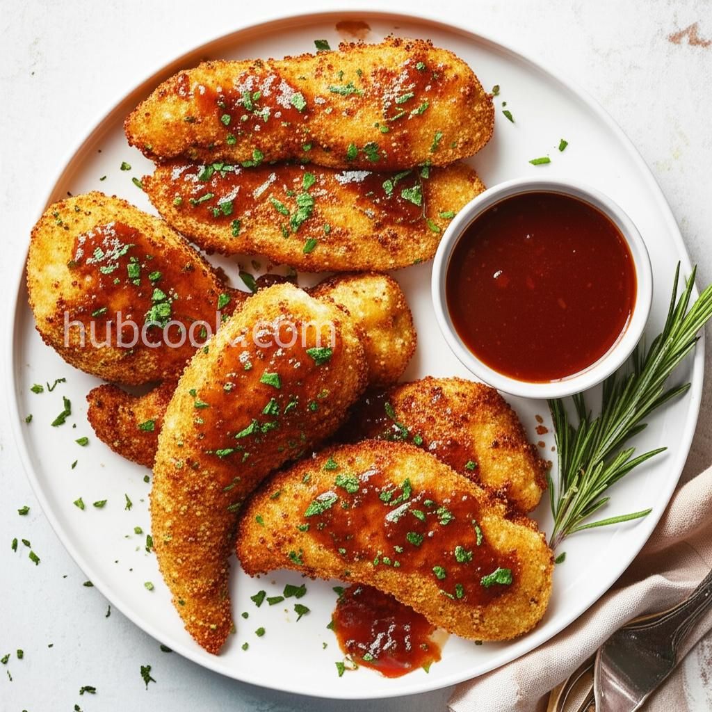Air Fryer Saucy Chicken Milanese