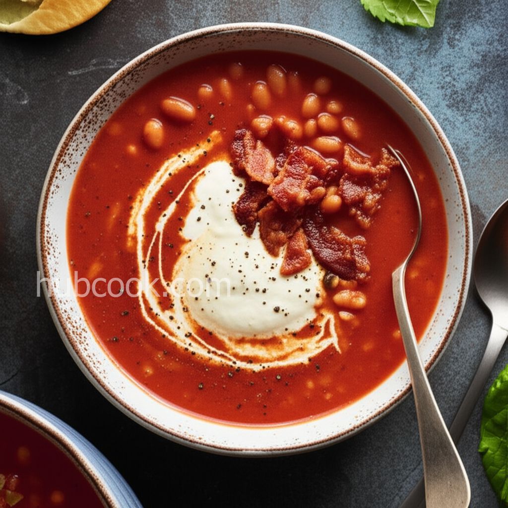 Apple Bacon Tomato Soup