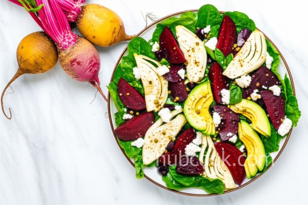 Beet and Fennel Salad with Goat Cheese