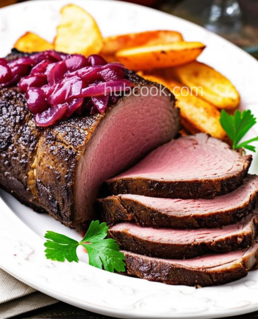 Bison Tenderloin with Cherry-Onion Chutney
