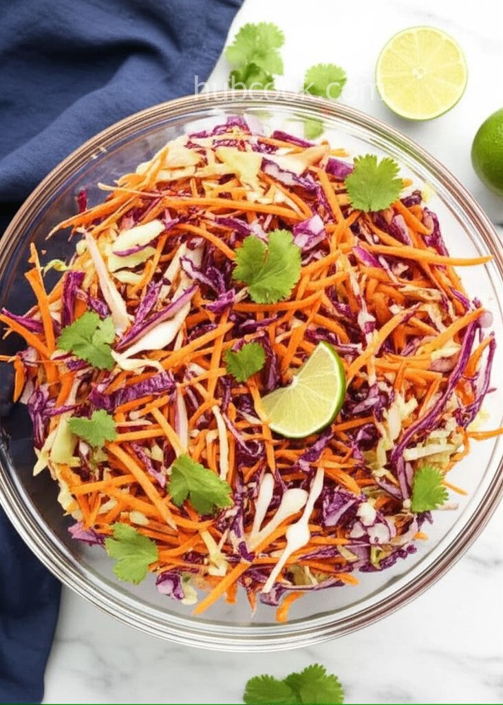 Colorful Coleslaw with a Kick