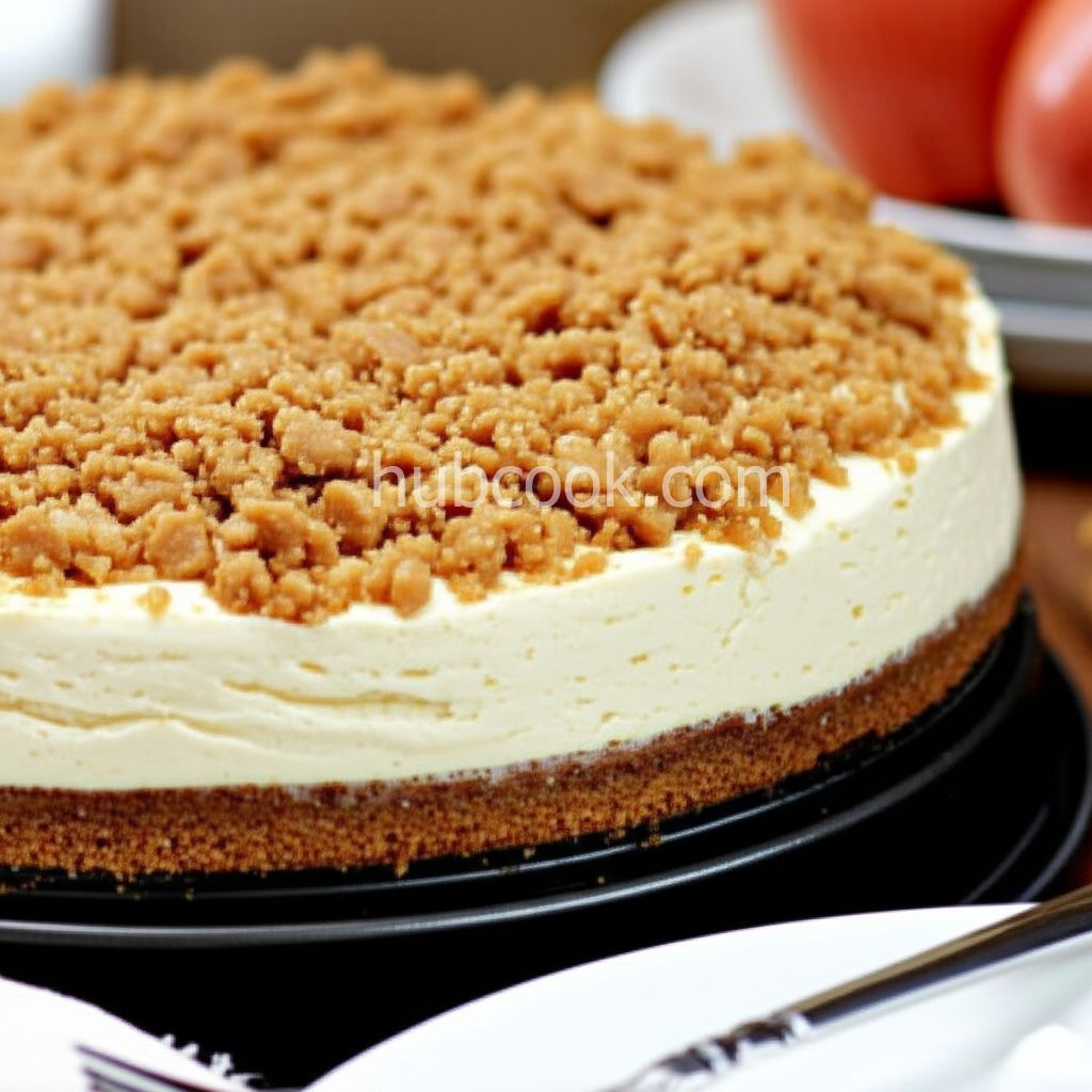Delicious Apple Streusel Cheesecake