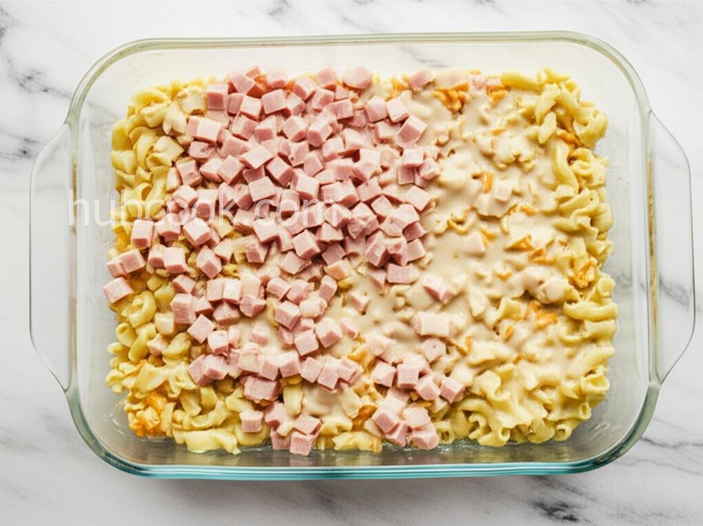 Easy Ham and Noodles