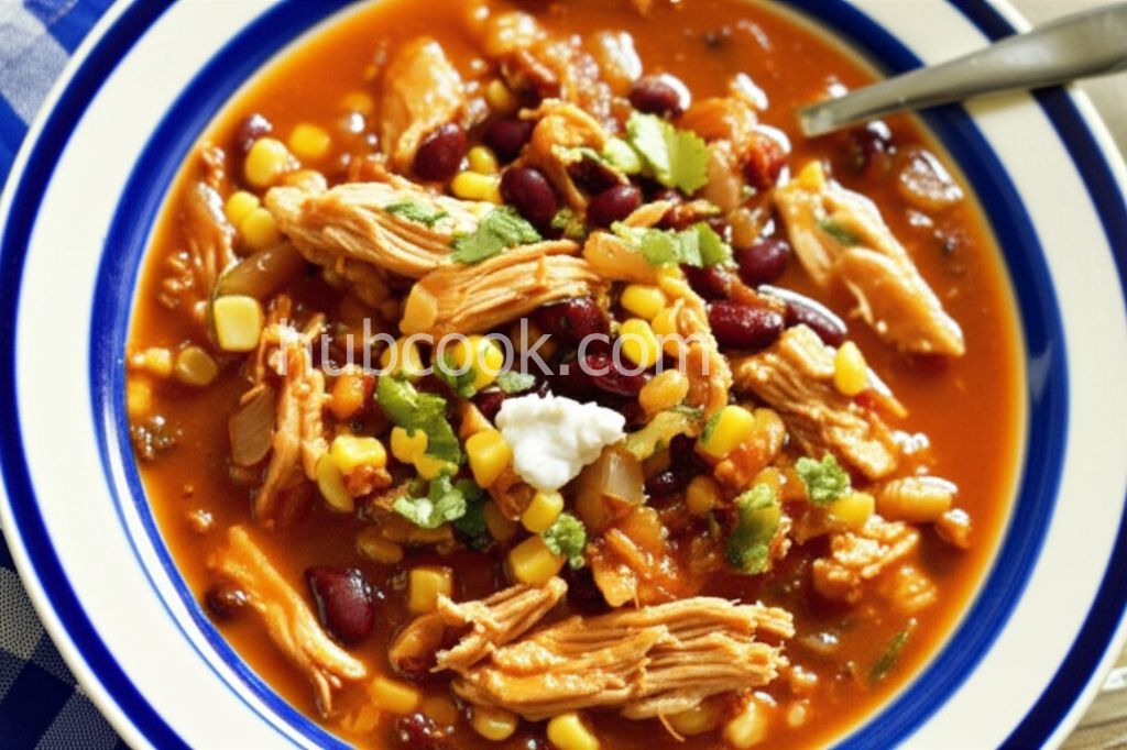 Hearty Chicken Enchilada Soup