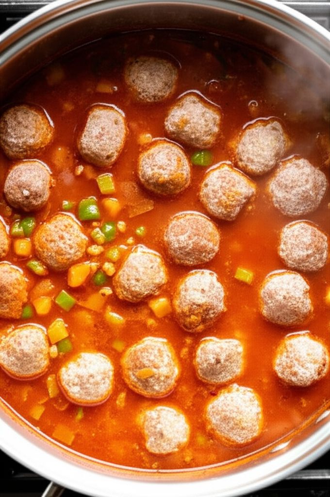 Hearty Italian Meatball Soup