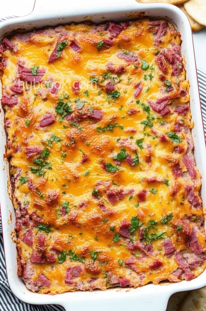 Hot Baked Reuben Dip
