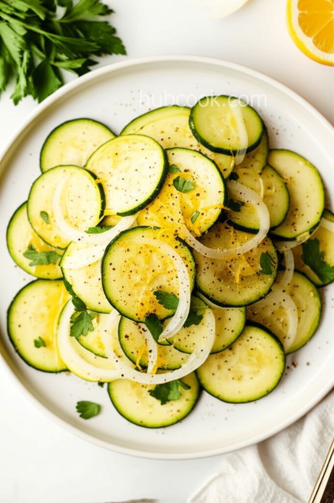 Lemony Zucchini Salad