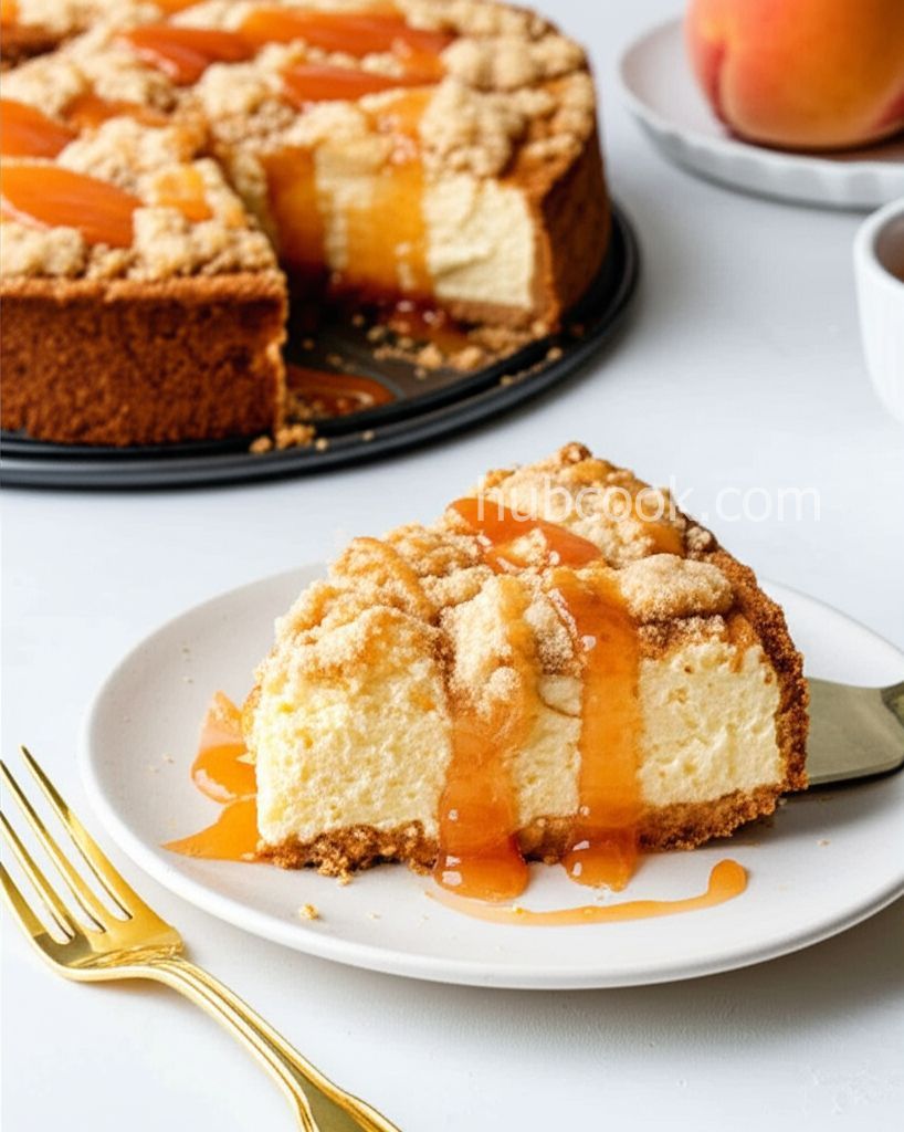 Peach Cobbler Cheesecake