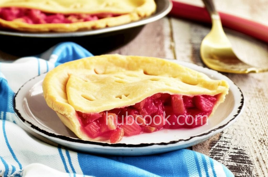 Pineapple Rhubarb Pie