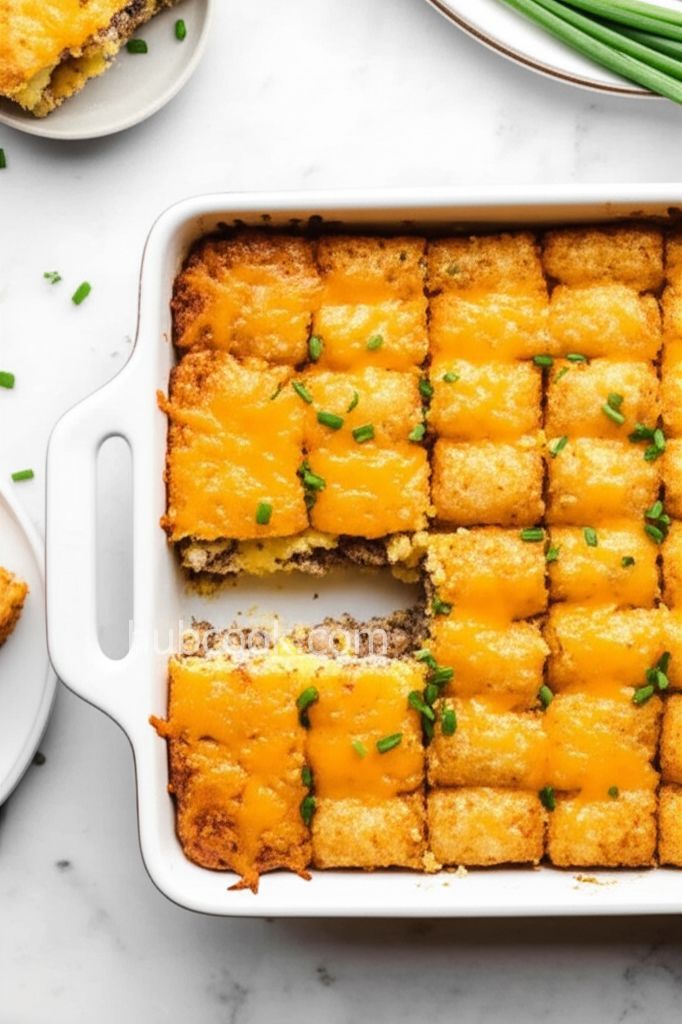 Sausage Tater Tot Breakfast Casserole