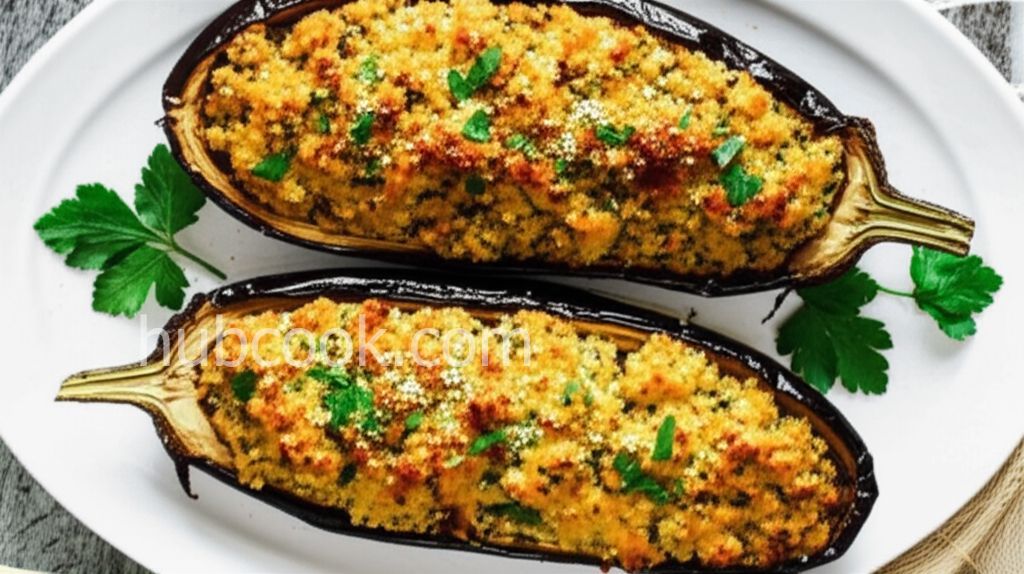 Savory Stuffed Eggplant