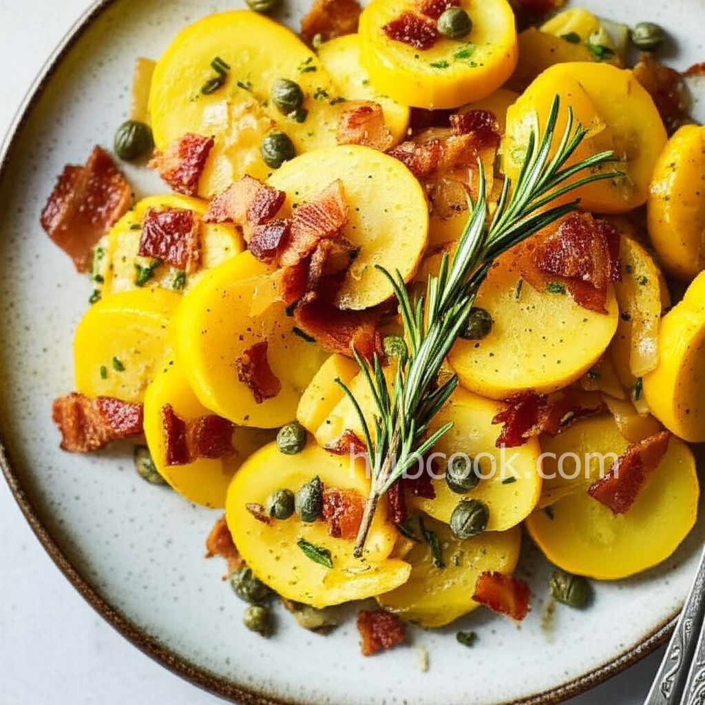 Savory Summer Squash with Bacon