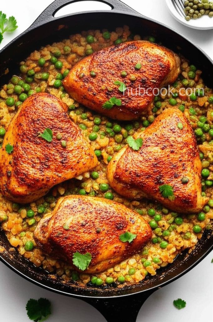 Sofrito Chicken and Cauliflower Rice