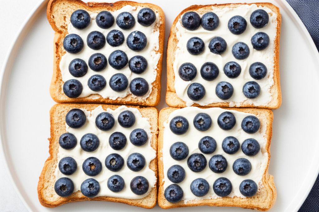 Stuffed Blueberry Toast