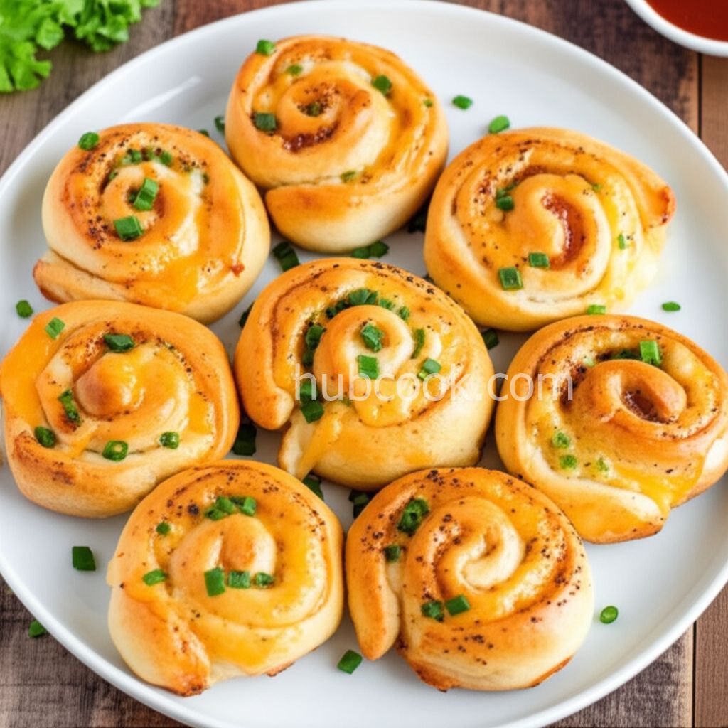Stuffed Cheese Spirals