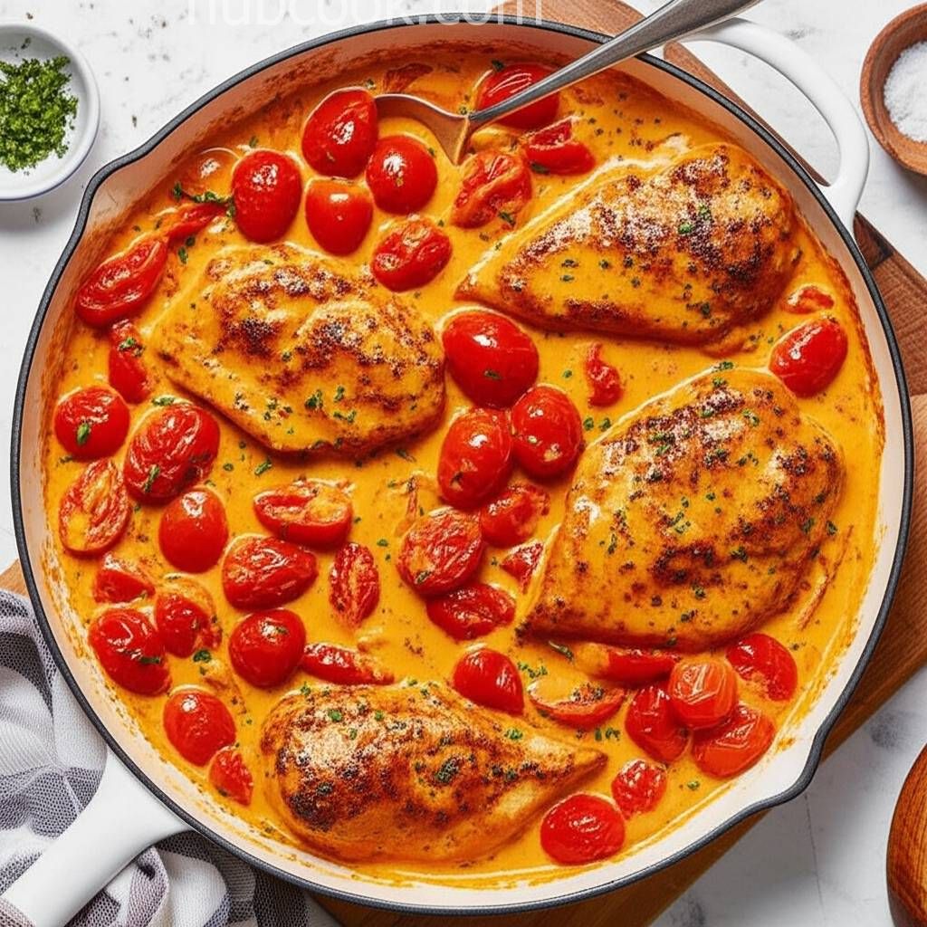 Tuscan Chicken with Cherry Tomatoes
