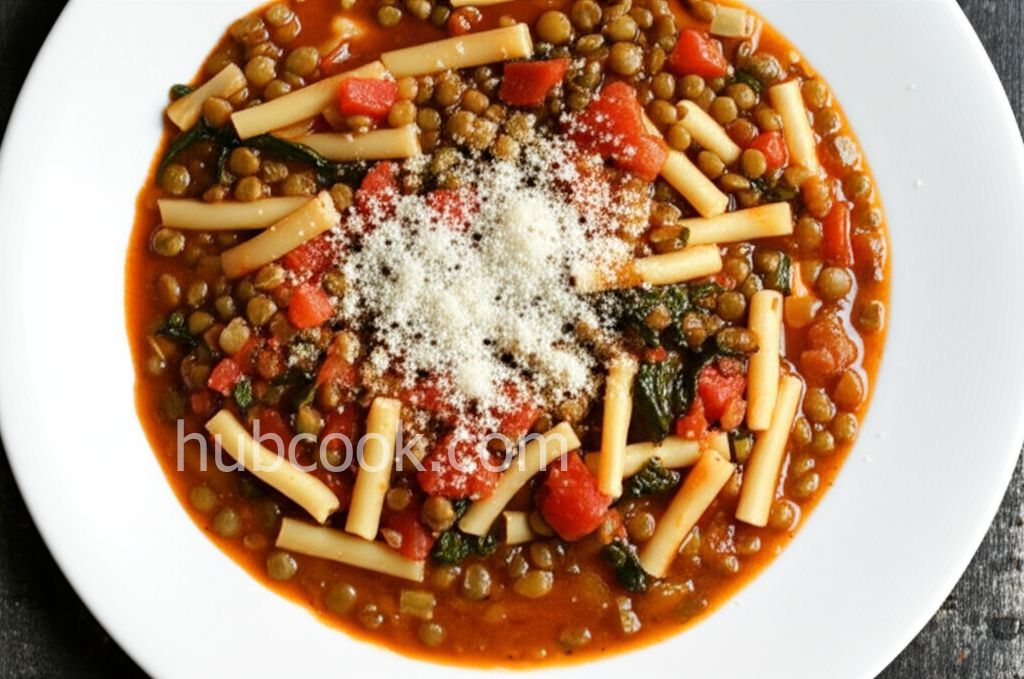 Wendy's Quick Pasta and Lentils
