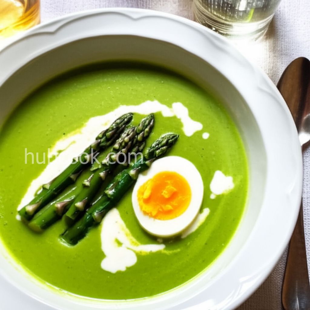 Asparagus, Lemon, and Mint Soup